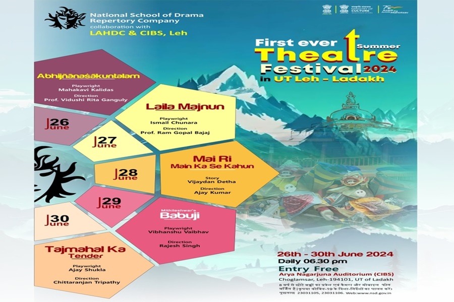 FIRST EVER SUMMER THEATRE FESTIVAL IN UT LEH,LADAKH